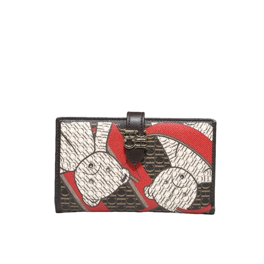 CH Superior Sense Long Large Capacity Card Women's Coin Purse Wallet Daily Commuting Fashion Clip Women's Organiser Wallet image 6