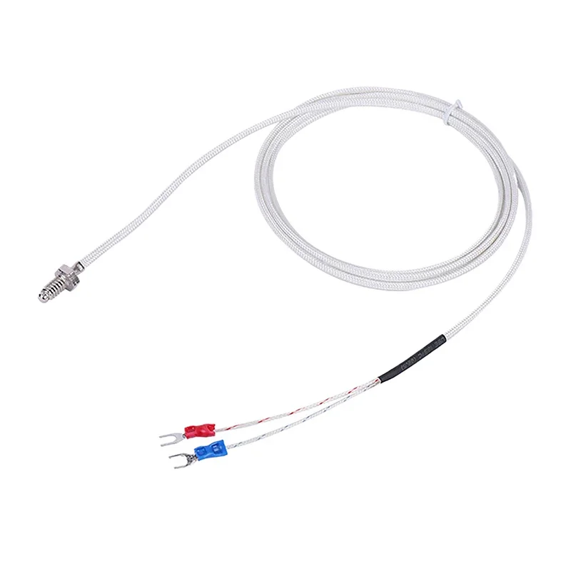 K نوع الحرارية كابل M6 1 متر 2 متر المسمار استشعار درجة الحرارة التحقيق 0-800 C ل REX-C100 متحكم في درجة الحرارة ترموستات