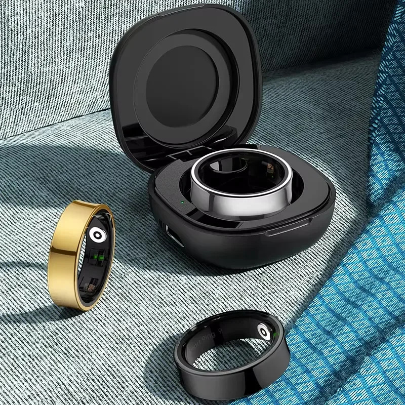 BOLRZO Yavel Manufacturer OEM ODM Gesture Smart Ring 5ATM Waterproof Thin Fitness Tracker Smart Health Ring R09 Men's Smart