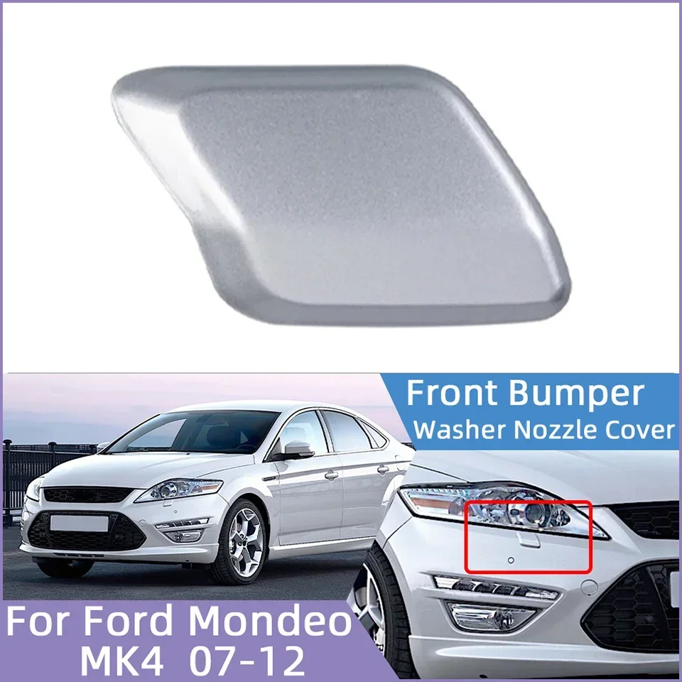 

For Ford Mondeo MK4 2007 2008 2009 2010 2011 2012 Front Bumper Headlamp Washer Nozzle Jet Cover Cap Auto Headlight Spray Lid