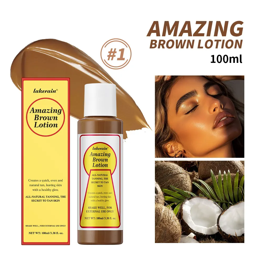 Balsam do ciała opalający, długotrwały, wodoodporny, odporny na pot, wzmacniający opaleniznę, nietłusty, naturalny balsam samoopalający, makijaż_voghion.com