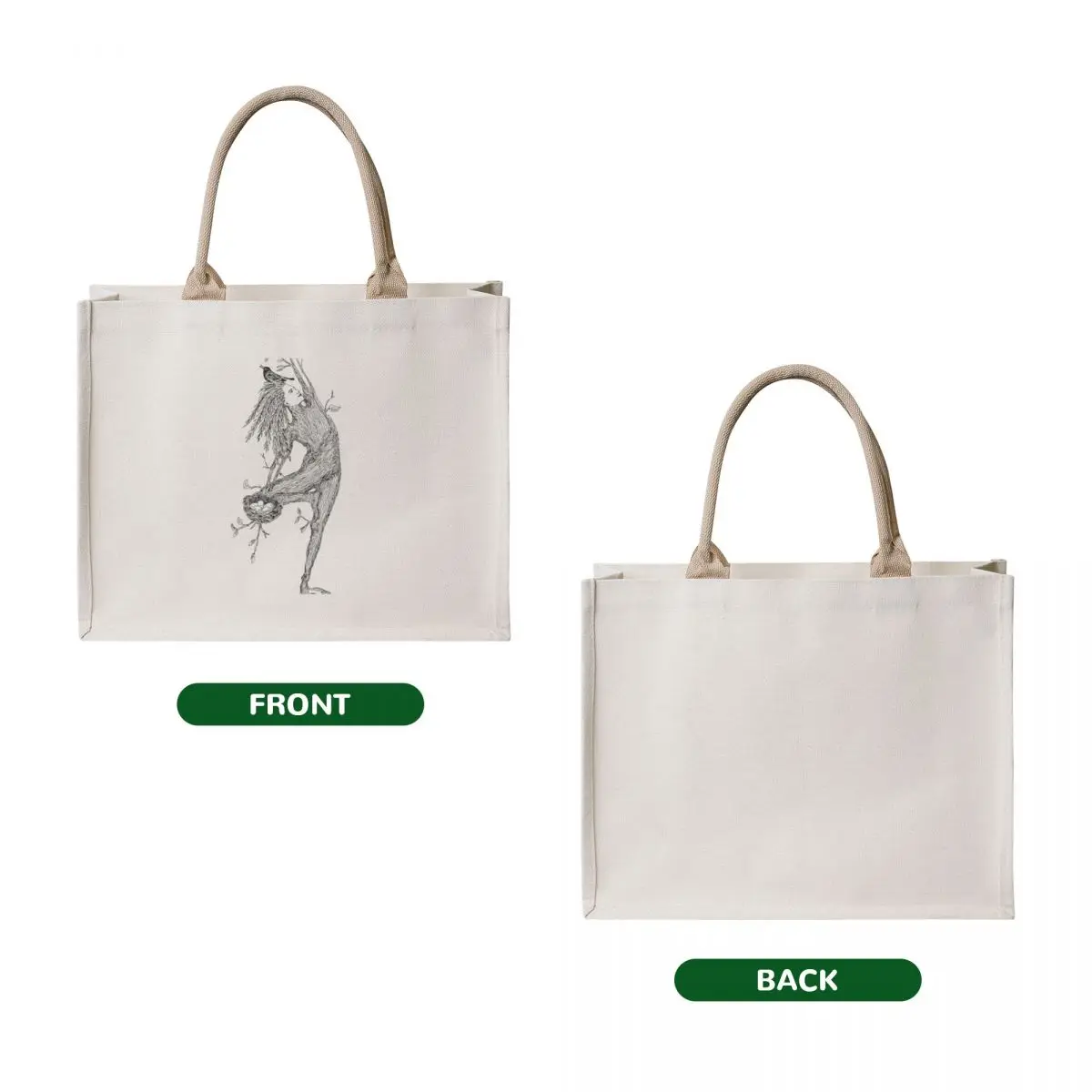 Tree Pose: Root Your Foot Down Tote Bag cute pouch bag university shopper bag bags for women