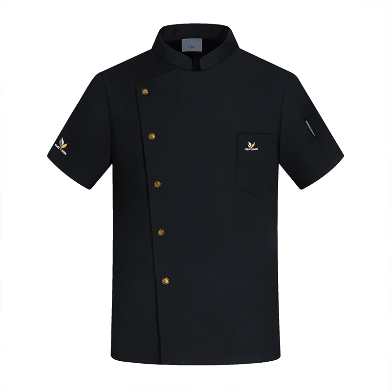 Jaqueta de Chef High-End para Hotel, Macacão de Restaurante, Traje de Cozinha, Casaco De Garçom, Cozinhar Workwear, Uniforme De Garçom De Catering