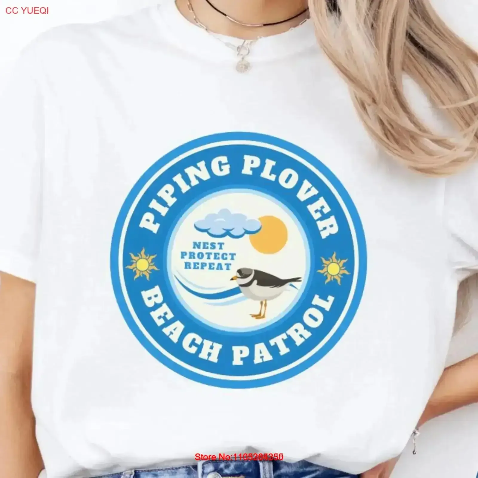 Piping Plover T Shirt Beach Patrol Birding Nature Lover Environmentalist Coastal Summer vintage Washed streetwear  vintage