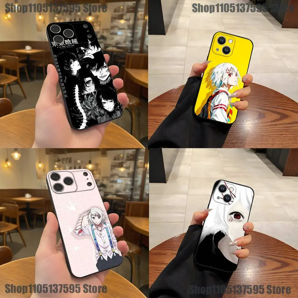 

Juuzou Suzuya Phone Case For iPhone 17,16,15,14,13,12,11,Pro,XS,Max,XR,Plus,E,SE4,Mini Black Soft Cover