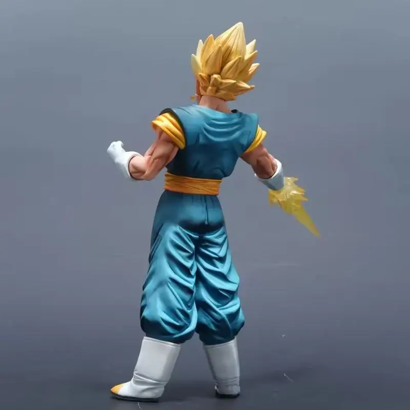 Figura de Dragon Ball Z Vegetto de 29,5 cm/11,6 pulgadas, espada ligera, estatua de Vegetto, colección de figuras de acción de Super Saiyan, modelo de juguete para regalos