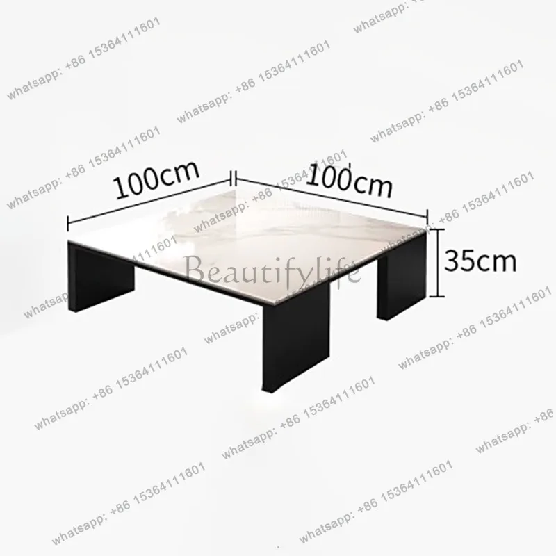 Premium Aesthetic Coffee TableLuxury Simple Space Saving Vintage Side Table Modern Nordic Table Living Room Furniture