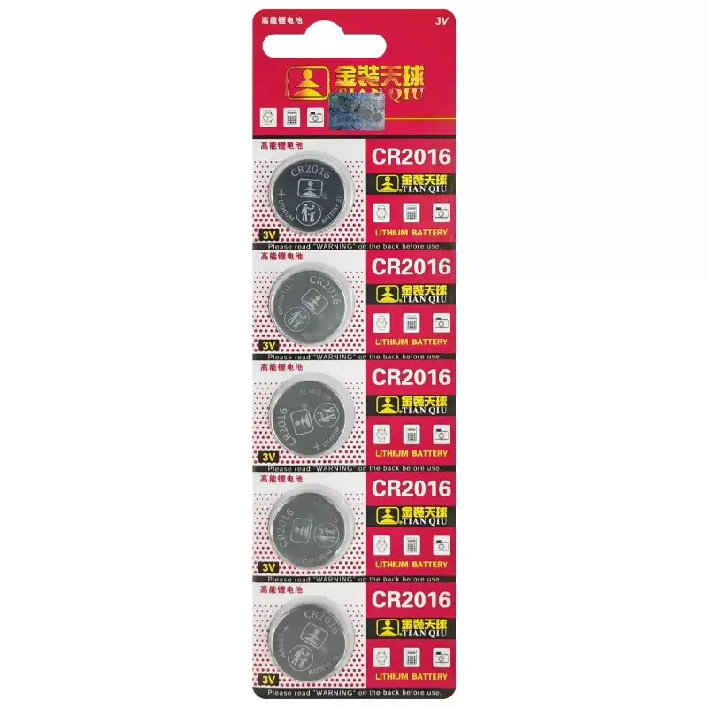 5-50PCS CR2016 Lithium Button Battery BR2016 DL2016 LM2016 3V CR 2016 Coin Cell Watch Batteries for Watch Toys Clock Remote