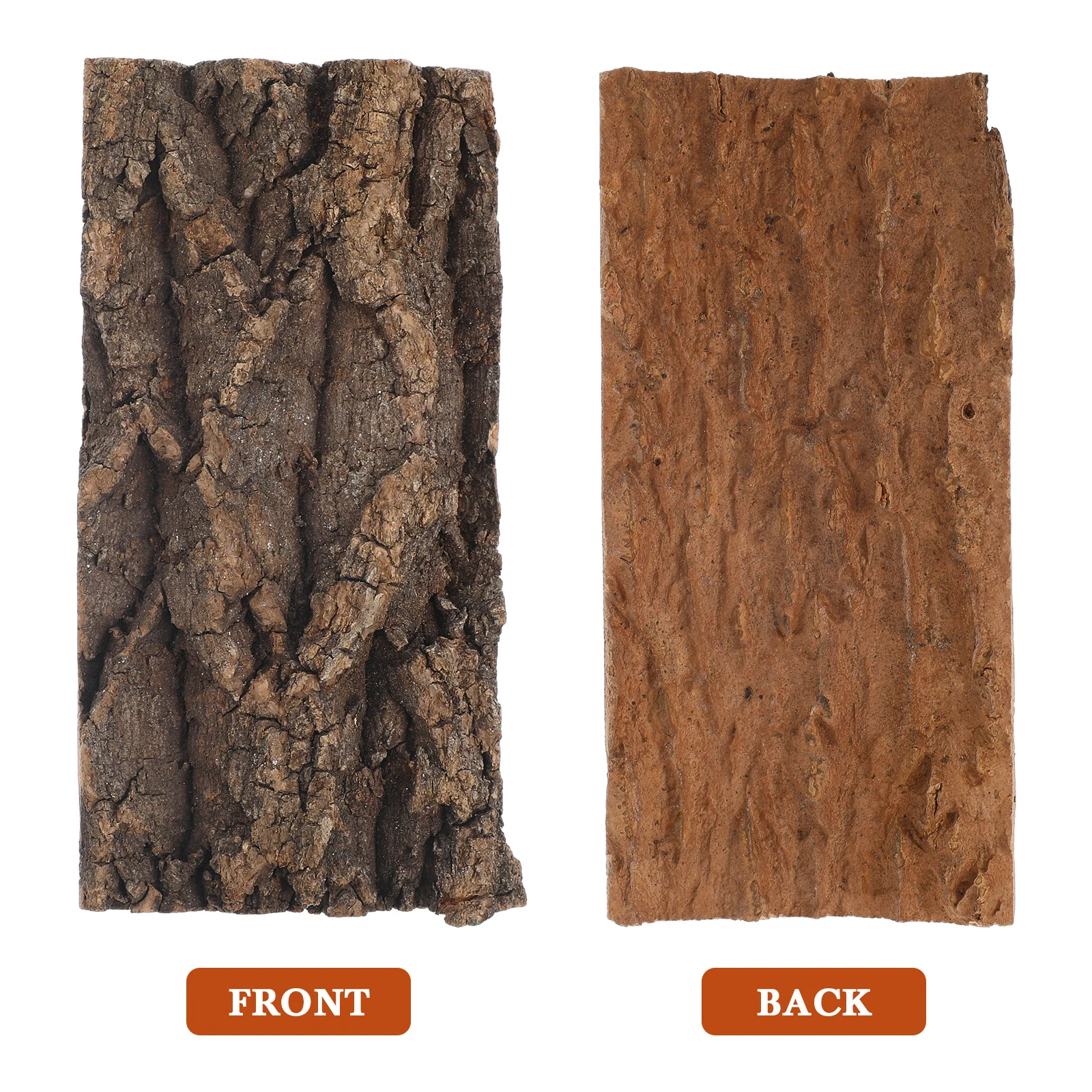 

3pcs Bark Decoration Natural Flat Reptile Tank Aquarium Background Decorative Backdrop Terrarium Cork Log Fish Tank Pet