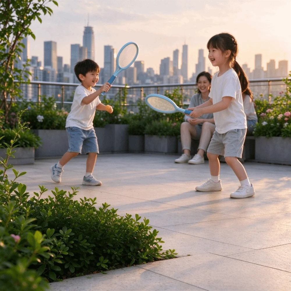 Exercise Ability Children Badminton Racket Reaction Ability Outdoor Sport Kids Tennis Racket Toy Set Kids Badminton Racket Kids
