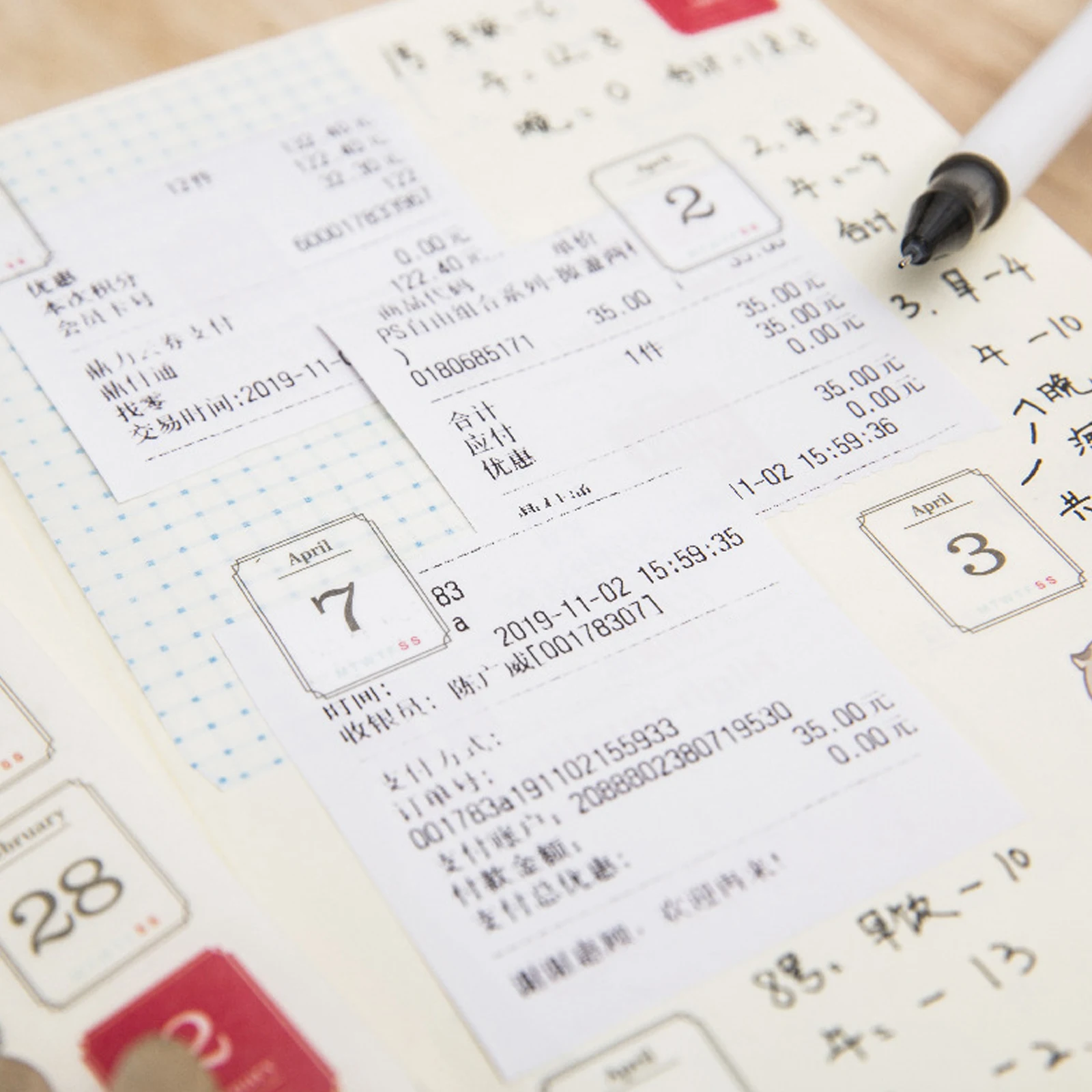 

1Set DIY Calendar Stickers Date Label Tabs Adhesive Notepad Stickers for Journaling Monthly Planning Book Markers Creative