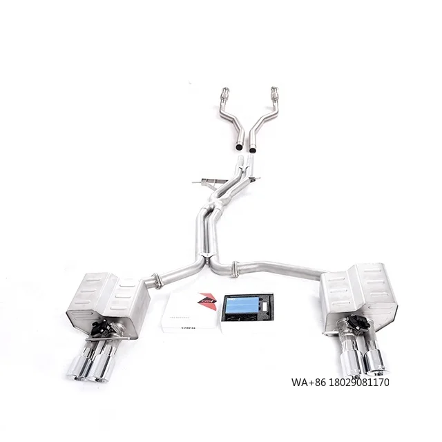 

CGW Afable Gesture Valve Control Muffler Catback Pipe System for S4 S5 B8 3.0T 2010-2012 Exhaust