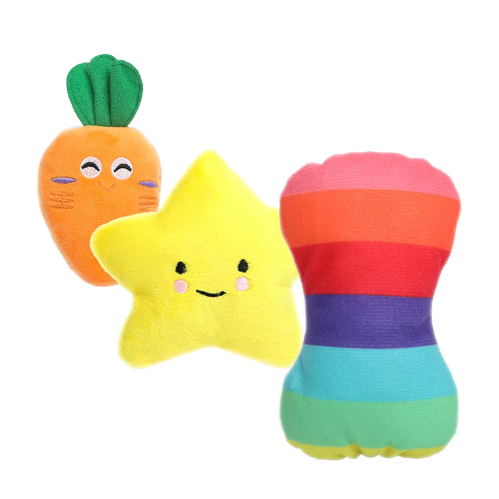 

Pet Cat and Dog Toys, Plush Sound-making Simulation Cartoon Animals, Durable and Grindable Plush Pet Toy Products