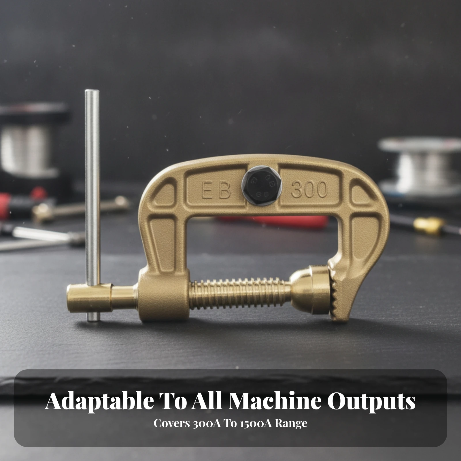 Joining Ground Clamp High Conductivity Joining Grounding Clamp Corrosion-Resistant Stable for Welders, Repair Jobs
