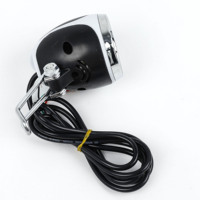 Electric Bike Scooter Accessories 12V 24V 36V 48V 60V 72V Parts Warning Headlamp with Horn Switch  Flashlight Bicycle Light