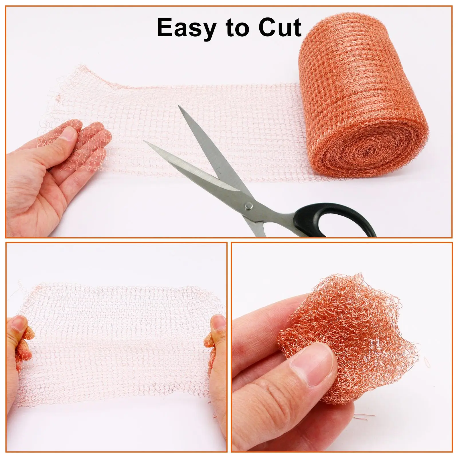 6m Copper Wire Mesh Signal Shielding Net Anti-Snail Copper Wire Net Wire Pest & Rodent Net Copper Mesh Decor Garden Net