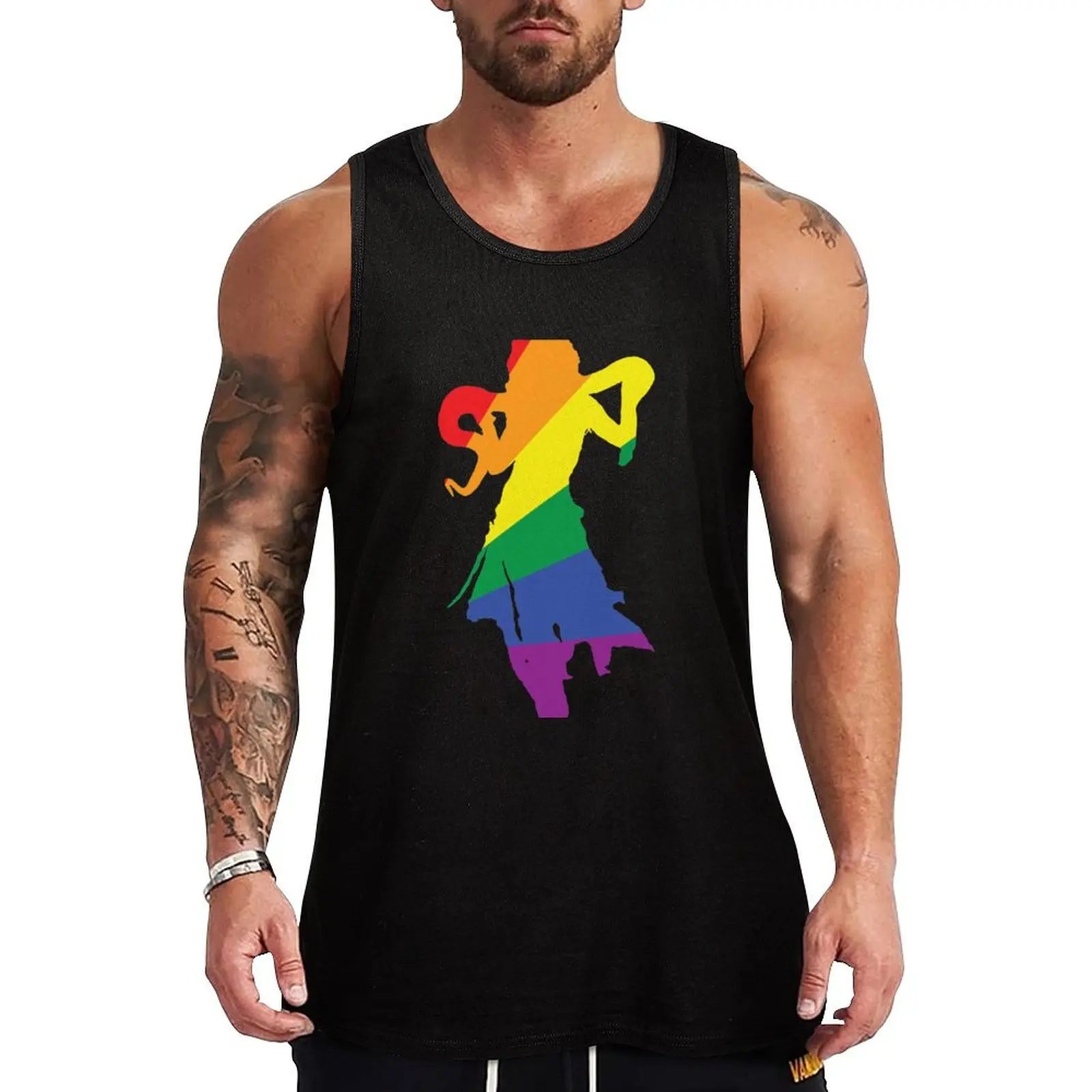 

Just Listen! Tank Top gym clothes men Men gym sportswear Men's summer clothes anime t-shirts