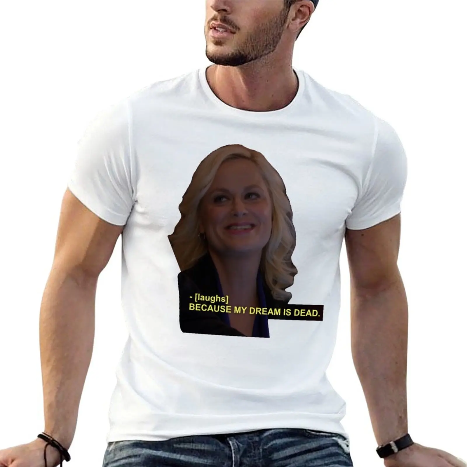 رجل عادية قمصان مطبوعة قمصان تي ليزلي جرافيك الرجال قمصان تي شيرت رجل للرجل تي ل Knope #1