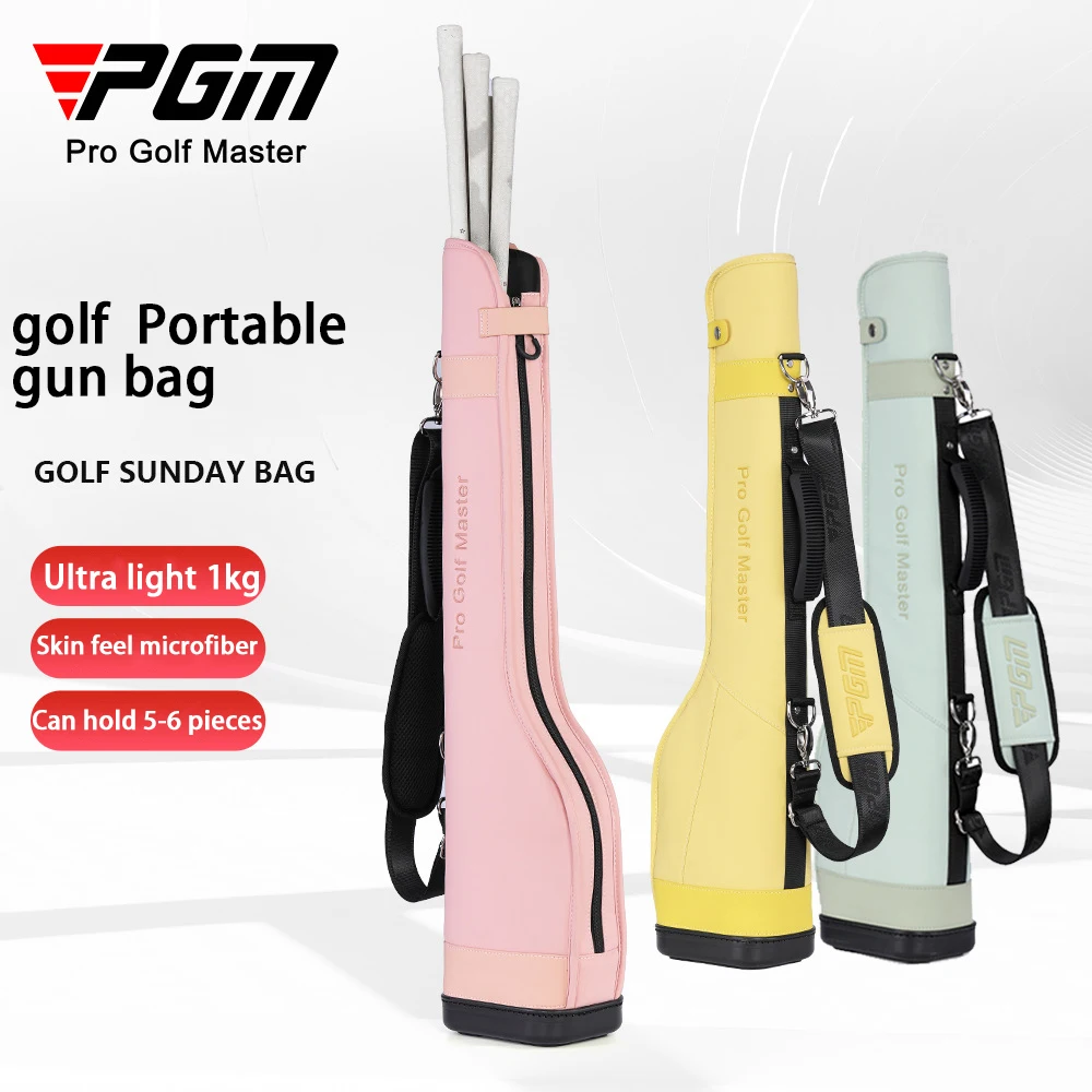 

PGM Golf Bag Women's Gun Bag Ultra Lightweight Portable Club Bag Practice Ball Bag Can Hold 5-6 Clubs Golf Sports Accessories