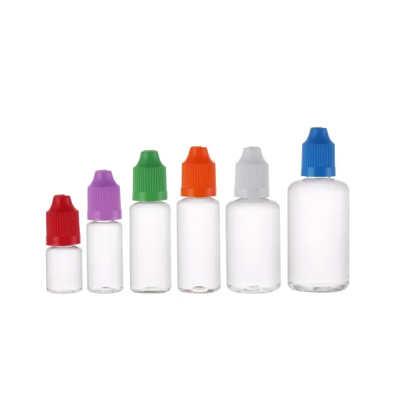 

50Pcs 3ml-100ml Wholesale PET Oil Injection Bottle Pressure Screw Cap Pigment Wash Eye Lotion Lotion Dispenser Squeeze Bottle