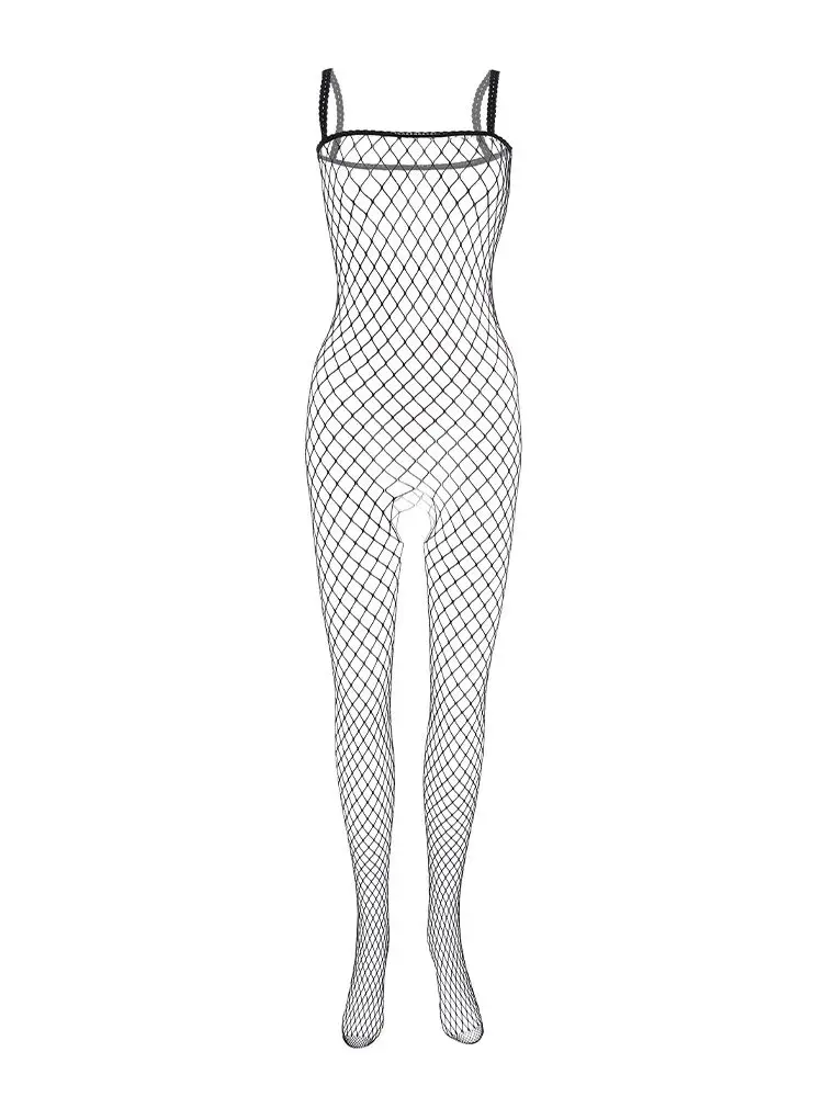 ชุดนอนเซกซี่สำหรับผู้ชายชุดชั้นในตาข่ายเซ็กซี่ที่ไร้เป้าเร้าอารมณ์ชุดบอดี้สูทซีทรูบอดี้สูทเซ็กซี่โป๊สีดำเบบี้ดอลเลนเซเรียคอสตูมโค้งเว้า