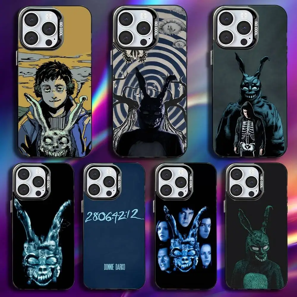 

D-Donnie Darko Phone Case For iPhone 16,15,14,13,12,11,Pro,Max,Plus,Mini,XS,SE Anti Fall Black Matte Hard Bumper