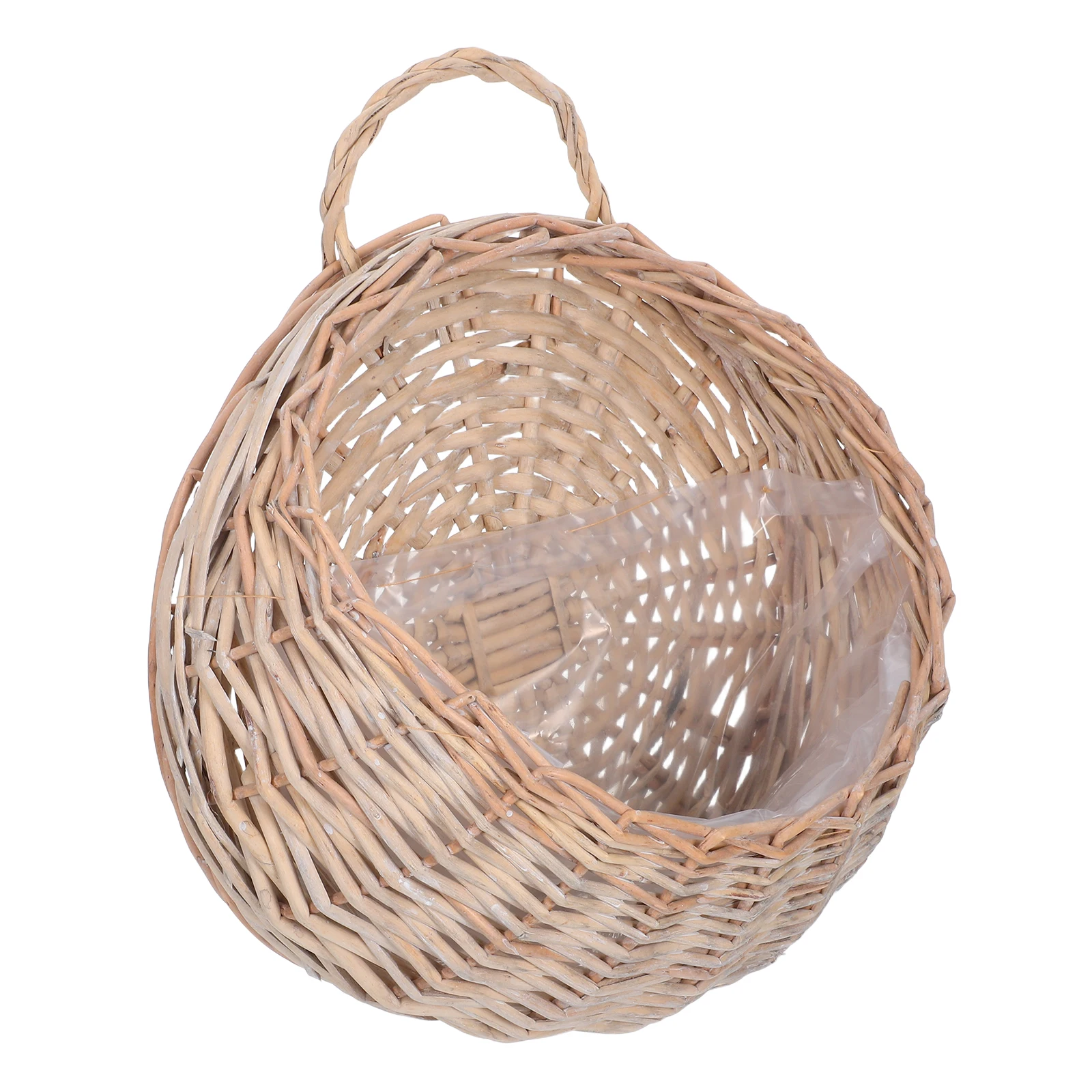 

Wall Hanging Flower Basket Plant Storage Mount Willow Baskets for Wicker Woven Pot
