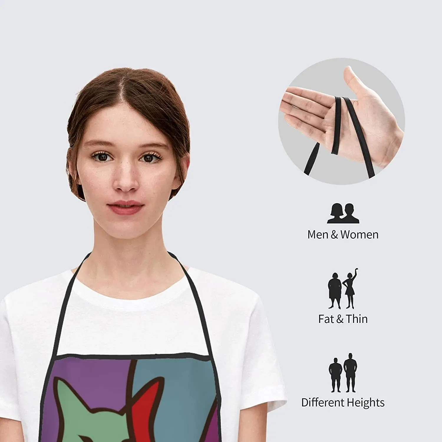 Tacos Tequila Mexico Chili Pepper Salad Sandwich Spicy Kitchen Women Men Professional Chef Aprons Waterdrop Resistant Waiter