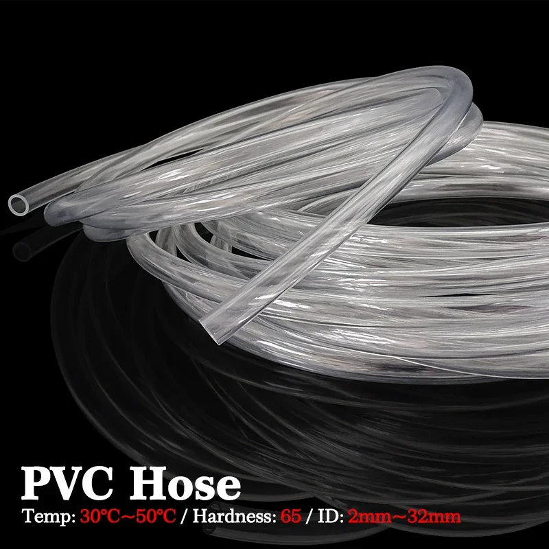 

Гибкая прозрачная трубка из ПВХ, 1-32 мм, безопасная, долговечная, для аквариумов, садов, рыбоводческих хозяйств, водяных насосов