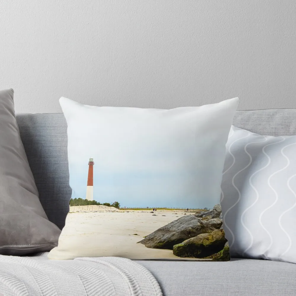 

Barnegat Lighthouse Throw Pillow Pillow Case Christmas Pillow Cases Decorative Custom Cushion Photo