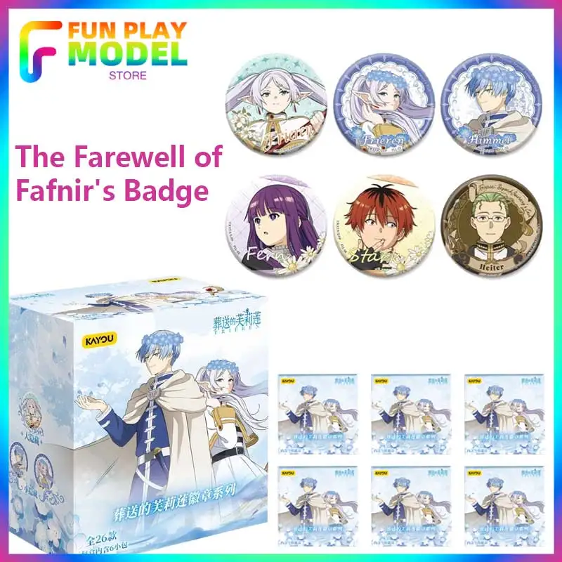 Pin Coleccionable de Anime Oficial y Auténtico de Frieren, de Kayou Tinplate Badge, para Decoración de Mochilas, para Fans del Anime