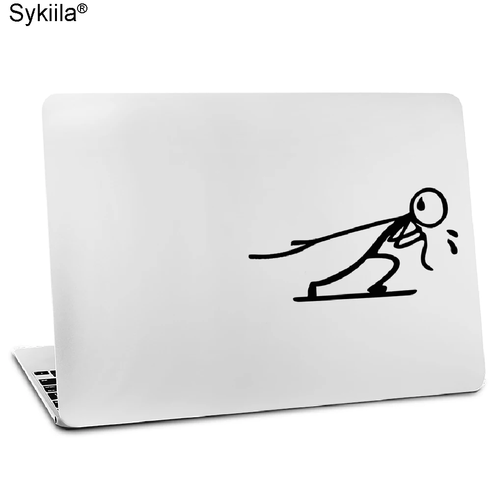 Cartoon Cat Hug the Logo Sticker for Macbook Skin Air 11 13 Pro 13 15 17Retina for Apple Laptop Computer Decal Vinyl