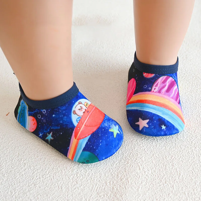 Baby Colorful Cartoon Animal Pool Beach Water Shoes Kids Children Swimming Surf Sports Sneakers Non-Slip Indoor Outdoor Socks