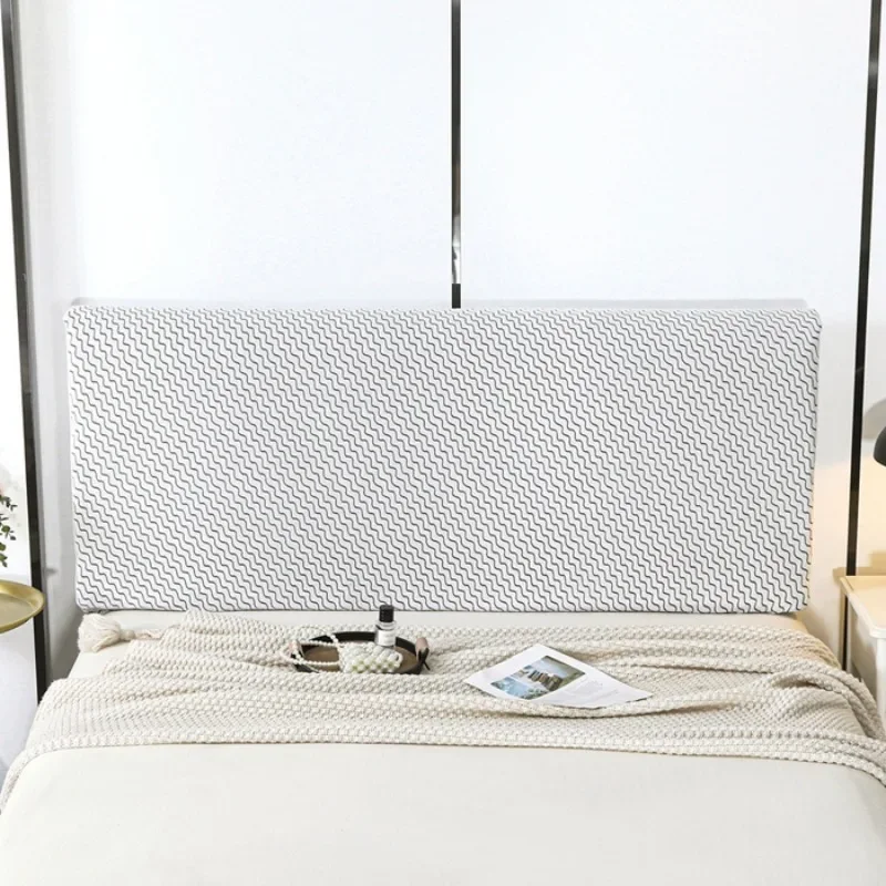 

2025 new cationic water ripple series all-inclusive elastic bedside cover to cover ugly bedside cover household