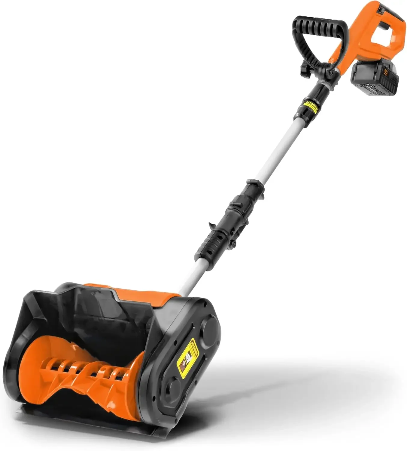 Snow Thrower Power Shovel 4Ah DC 20V Upgraded Design, Cordless Rechargeable, Lightweight 10