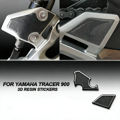 

2pcs Motorcycle Pedal Side Stickers Body Protection Decals Armor Compatible With Yamaha Tracer 900 Modified Accessories