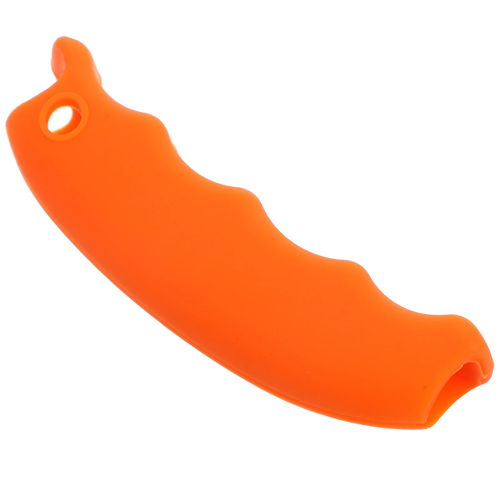 Silicone Grocery Bag Holder 9x2.3x2.5cm Orange Fish Shape Labor-Saving One-Trip Grip Carrier with Keyhole for Shopping Kitchen