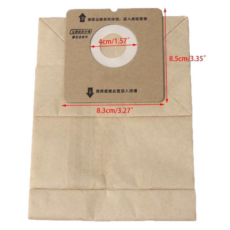 Vacuum Cleaner Bags Paper Dust Bag Replacement For ZR0049/ZR0007 Vacuum Cleaner Accessories Household Cleaning Tool