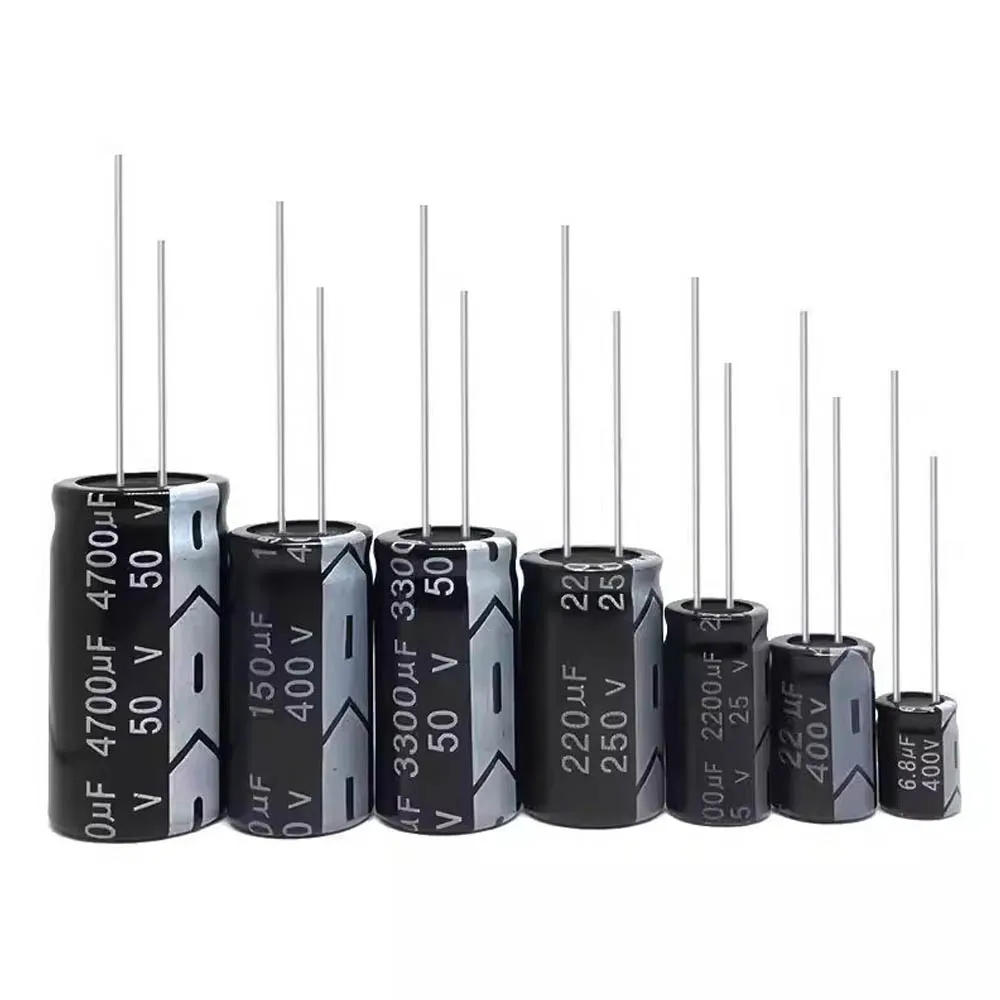 50V4700UF-450V22UF 168Pcs/Lot 1UF-4700UF 24Values Aluminum Electrolytic Capacitors 50-4700V Mix Assorted Kit And Storage Box