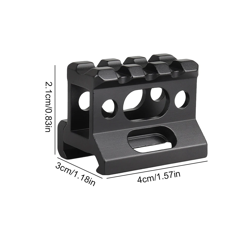 3 فتحة 20 مللي متر الناهض جبل سبائك الألومنيوم قاعدة تثبيت السكك الحديدية الإفراج السريع نطاق قاعدة تثبيت ل Picatinny ويفر السكك الحديدية