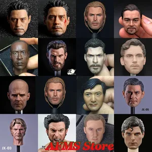 1/6 männliche Skala Ryan George Clooney Han Solo Don Cheadle Leonardo DiCaprio Tony Stark formulierte Kopf für Aktion Figur von 12 '' ' 10 Hauptverkäufe Leonardo DiCaprio Puppe - №2