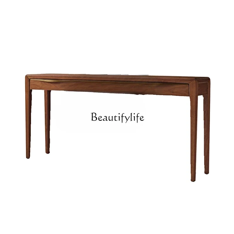 

FG11Solid wood entrance table end view table living room corridor aisle against the wall table