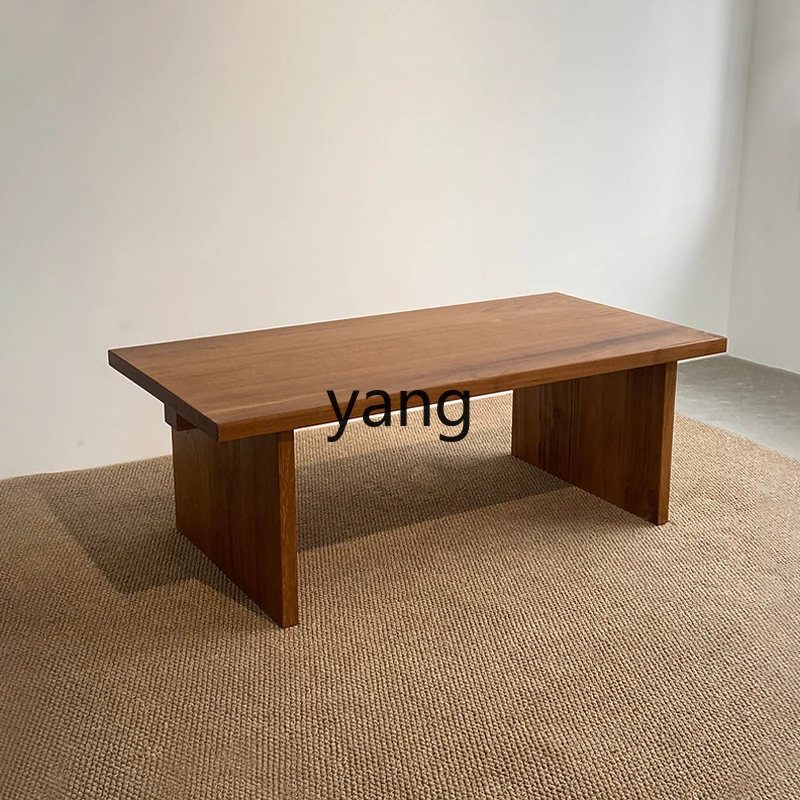 

YHM All-Original Wood Mid-Century Style Long Tea Room Low Table