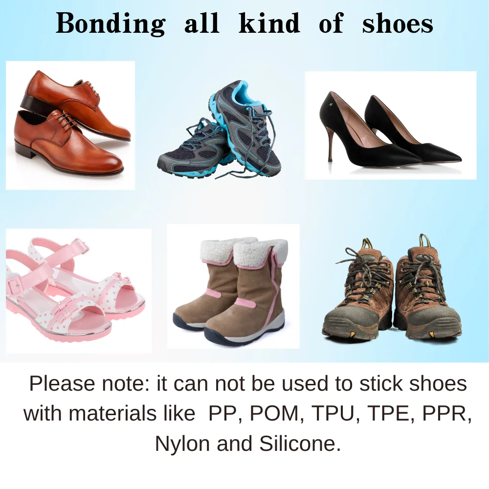 Super Strong Shoe Glues DIY Repairing Adhesive Universal Waterproof Washable for Sneakers Boot Leather Fast Repair Glue 15/50mL