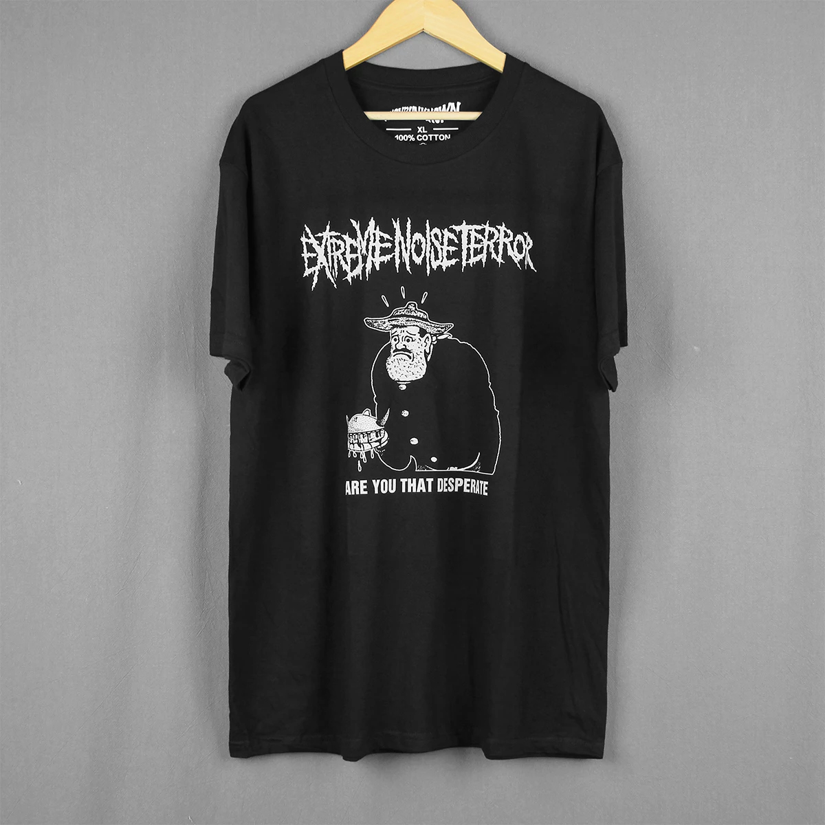 Extreme Noise Terror T-Shirt  Crust Grindcore Hardcore Punk Terrorizer Napalm Death Men Summer Cotton Shirt Tee