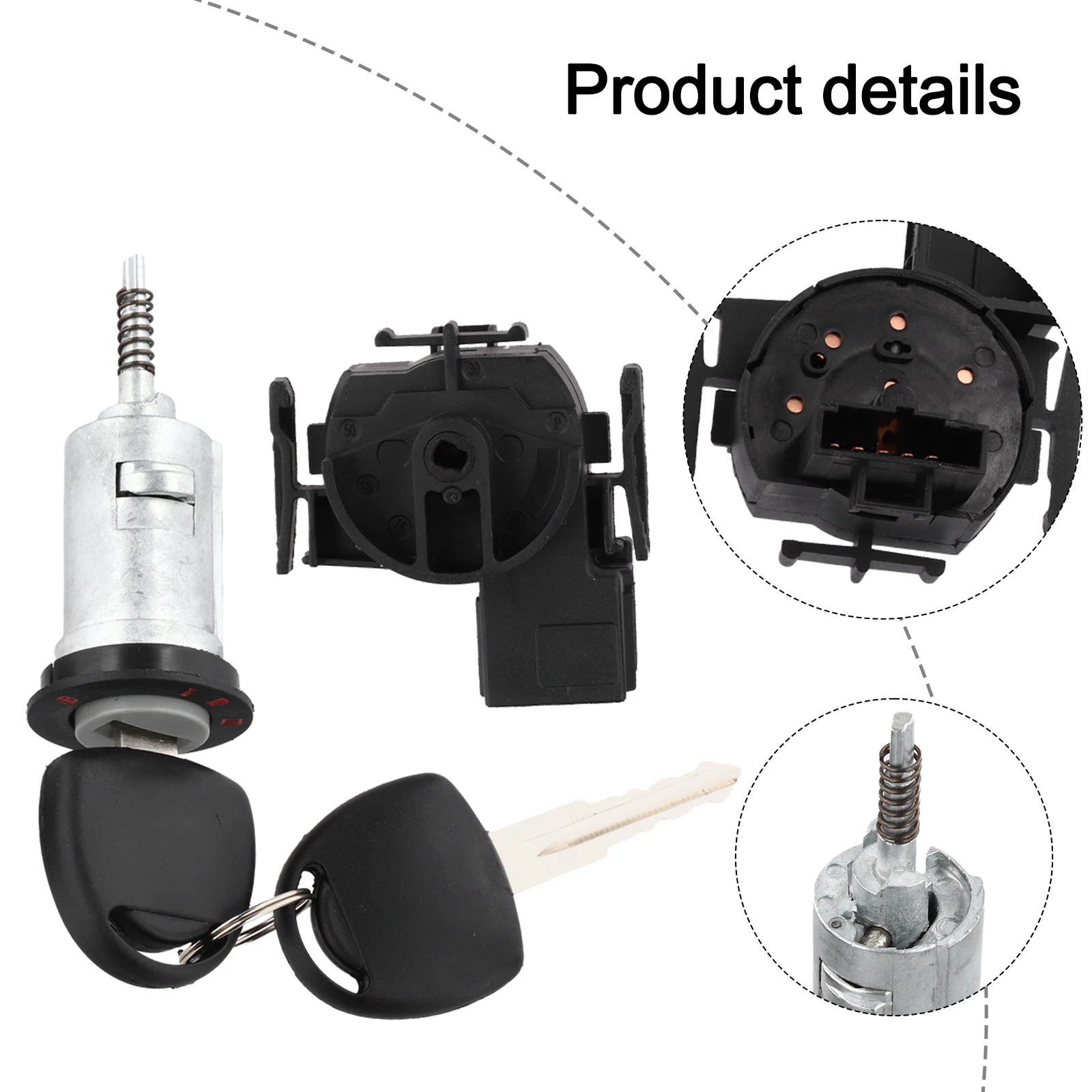 Car Key Replacement Ignition Switch Lock Car Ignition Switch Compatible With Multiple Models Easy Installation For Opel Models