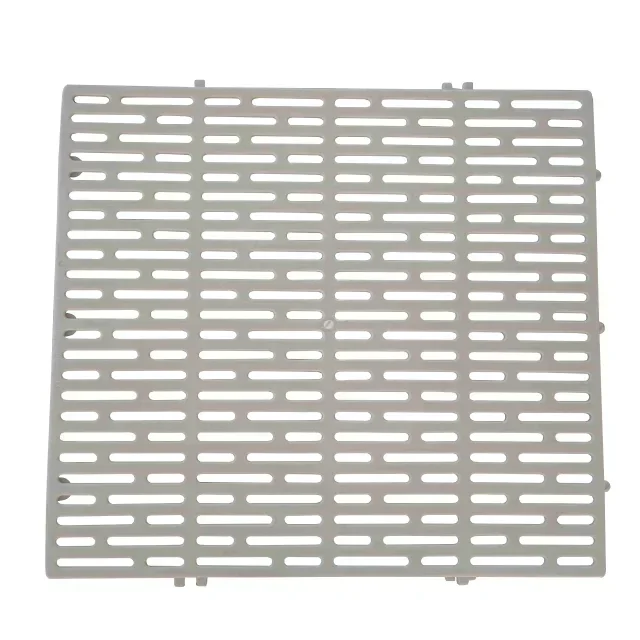 100PCS High-Quality 600x600mm White Plastic Pig Flooring System - Essential Piggery Equipment For Farm & Pig Farm Flooring