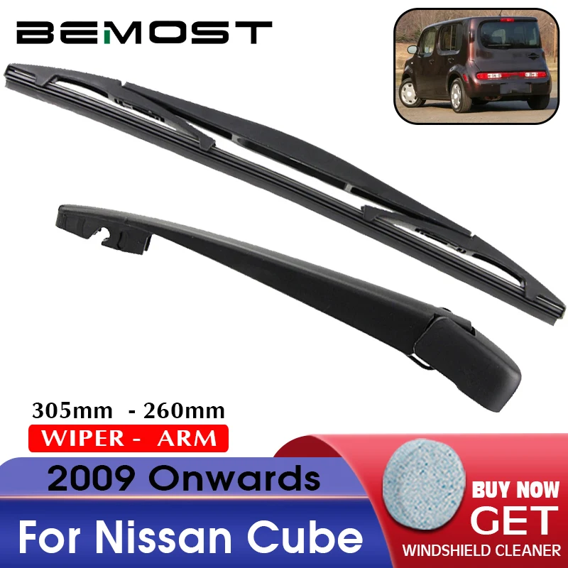 BEMOST Car Rear Windshield Wiper Blade Arm For Nissan Cube 305MM Hatchback 2009 2010 2011 2012 2013 2014 2015 2016 2017 2018