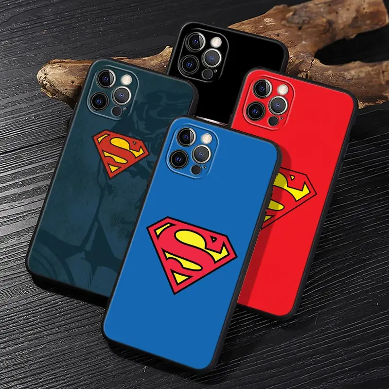 

Marvel Supermans Hero Funda For iphone 15 Pro Max Case For iPhone 14 11 12 13 Mini 15 Pro 14Plus XS 7 8 SE 2020 Cases Soft Cover