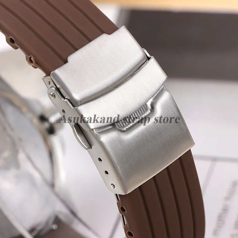 18mm 20mm 22mm 24mm Silicone Watchband for Seiko for Omega for Rolex Rubber Sport Quick Release Waterproof Soft Women Men Straps